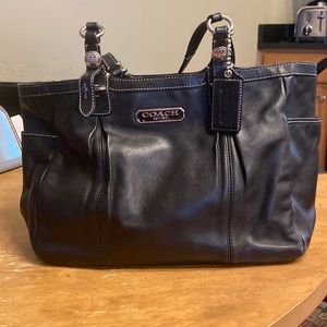 Coach East West Leather Gallery Tote